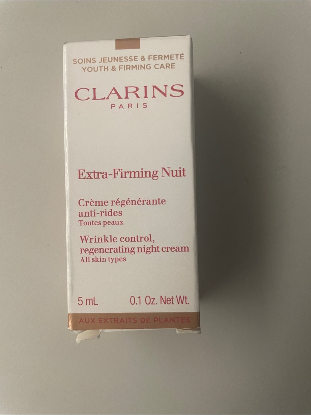 Clarins Extra-Firming Nuit Night Cream - NIB .1 oz